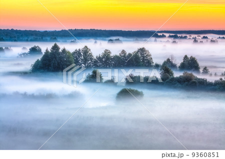 Beautiful Lake On Sunrise 9360851