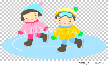 スケートと子ども 9362409