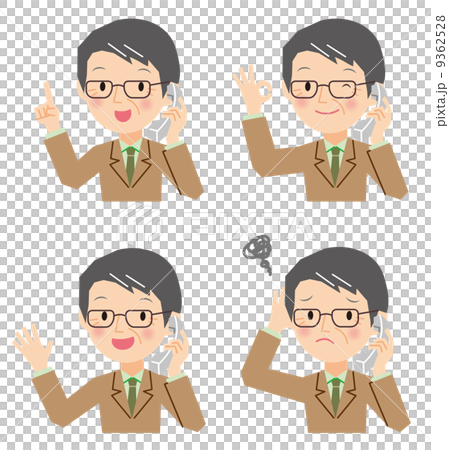 電話をしているシニアビジネスマン 9362528