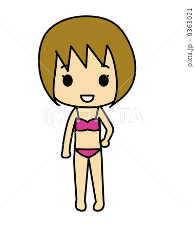 水着の女性のイラスト素材 [9363021] - PIXTA