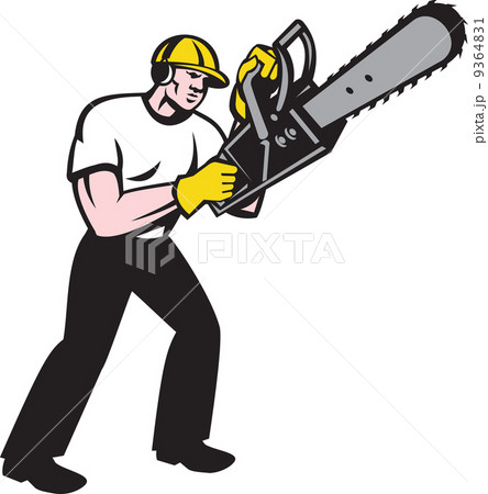 Lumberjack Tree Surgeon Arborist Chainsaw 9364831