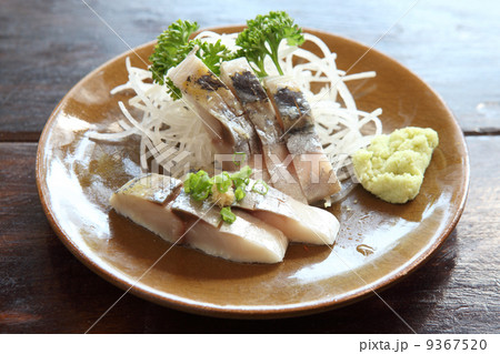 Saba sashimi , mackerel Saba sashimi , mackerel 9367520