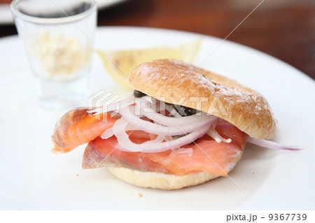 salmon bagel 9367739