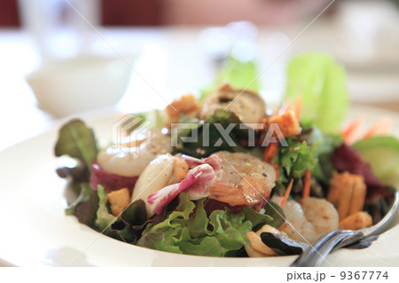 Seafood salad with Japanese sauce 9367774