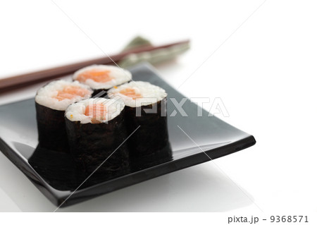 Maki Rolls isolated in white background Maki Rolls isolated in white background 9368571