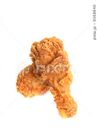 Fried Chicken isolated in white background Fried Chicken isolated in white background 9368640