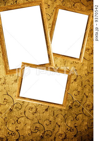 Picture frames on a wall 9370542