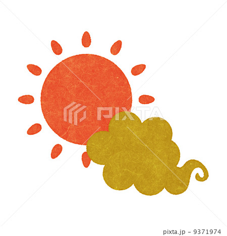 太陽と雲 9371974