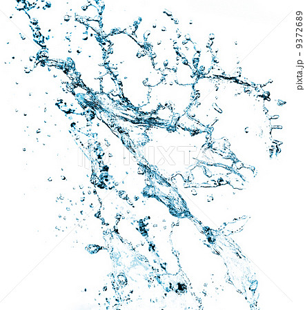 Stylish water splash. Isolated on white background 9372689