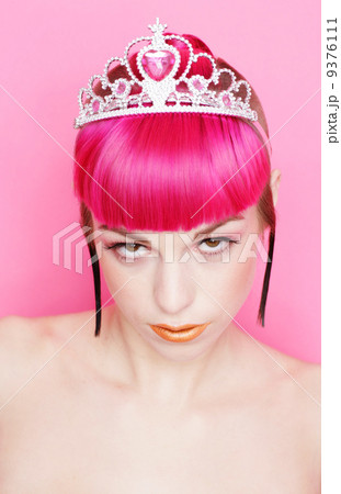 Beauty princess pink punk portrait 9376111