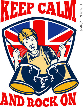 Keep Calm Rock On British Flag Queen Granny Drums Keep Calm Rock On British Flag Queen Granny Drums 9379201
