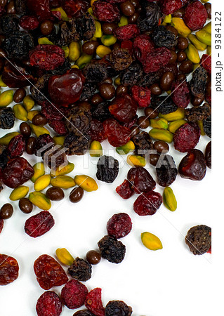 dried fruit and pistacios dried fruit and pistacios 9384122