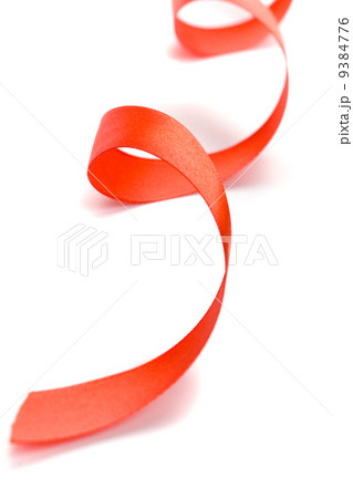 red satin ribbon 9384776