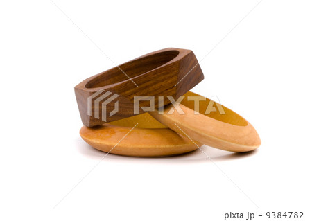 three wooden bracelets 9384782