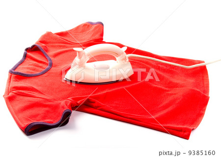 red shirt and iron red shirt and iron 9385160