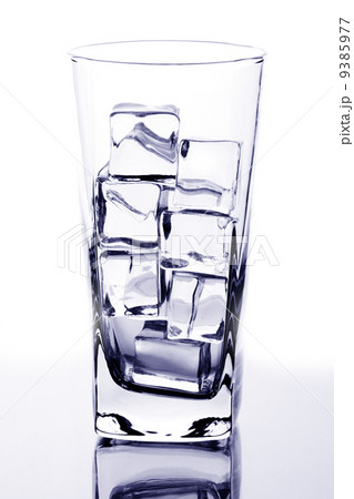glass with ice cubes glass with ice cubes 9385977
