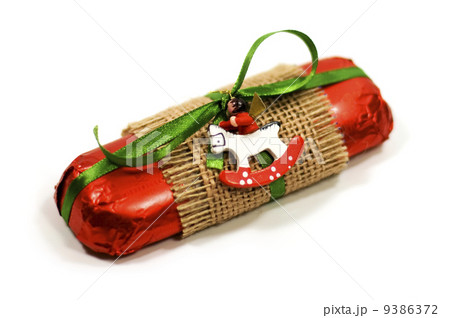 red gift with decoration 9386372