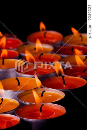 flaming candles 9389325