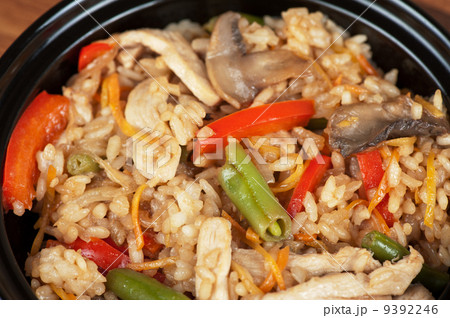 Rice chicken vegetable Rice chicken vegetable 9392246