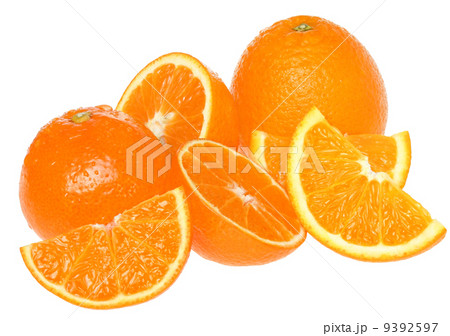 Orange and tangerine slices. 9392597