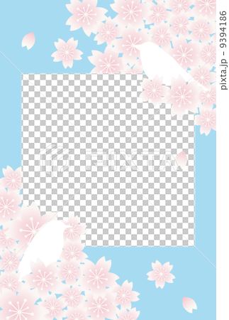 桜 鳥 背景イラスト 桜 鳥 背景イラスト 9394186