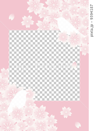 Sakura bird background illustration Sakura bird background illustration 9394187