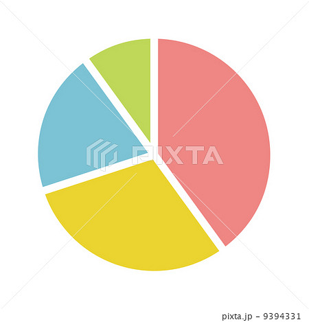 円グラフ アイコンのイラスト素材 9394331 Pixta