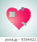 Heart patched with sewn thread 9394422
