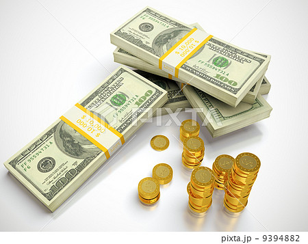 Stack of dollars 9394882