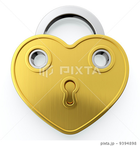 Golden padlock 9394898