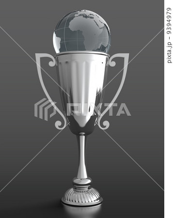 Trophy cup with glass globe 9394979