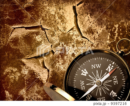 Compass on wall 9397216