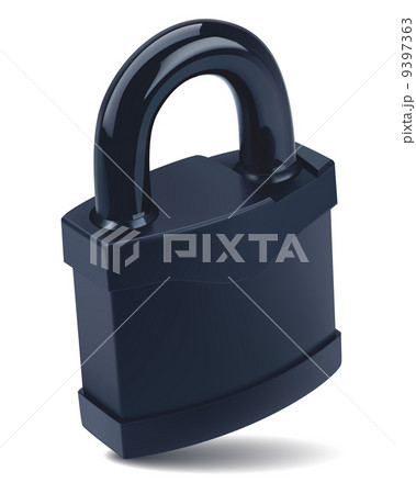Padlock. Vector illustration 9397363