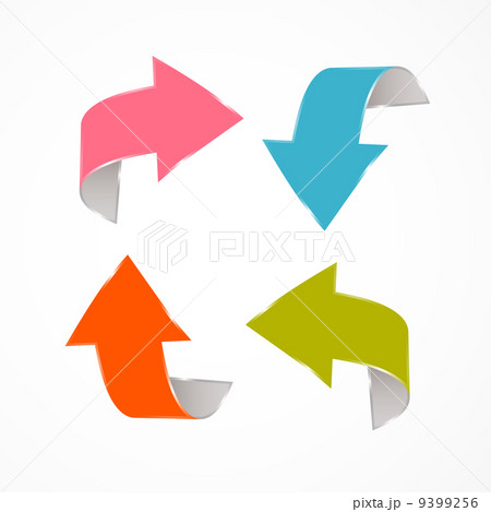 Abstract Vector Retro Arrows 9399256