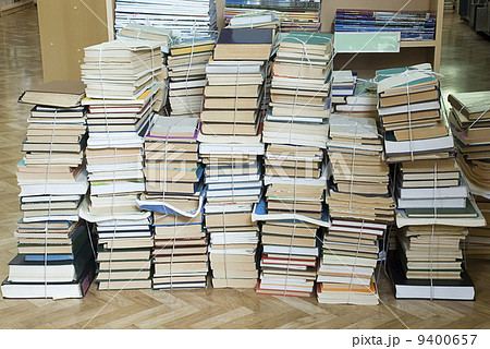 tall stacks of old books tall stacks of old books 9400657