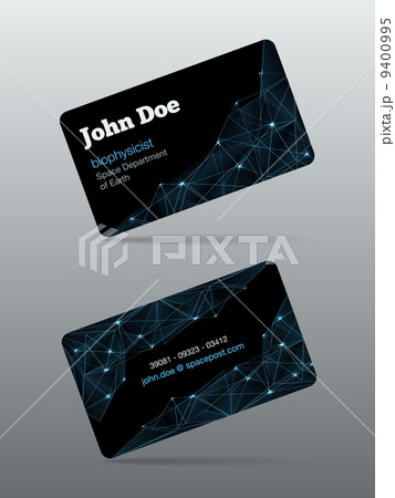 Futuristic business card Futuristic business card 9400995