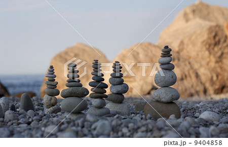 pyramids of stones pyramids of stones 9404858