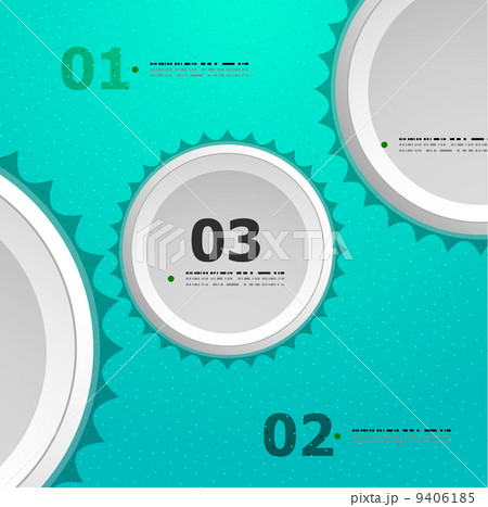 Abstract steps circles template 9406185