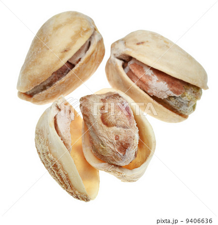 few salted pistachio nuts 9406636