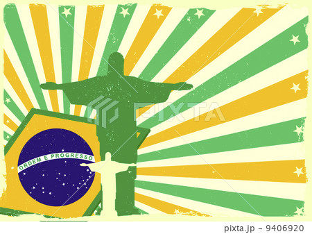 jesus and brazilian flag 9406920