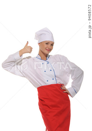 happy beautiful woman cook 9408572