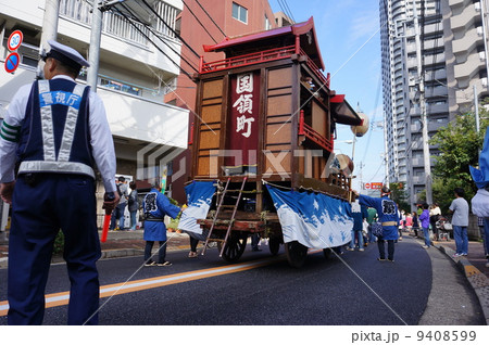国領神社例大祭の山車 9408599