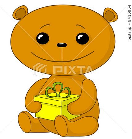 Teddy bear with a gift box 9410904