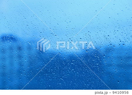 Water drops on glass 9410956