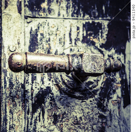 Beautiful old door handle 9411340