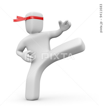 Person doing a kick 9411683