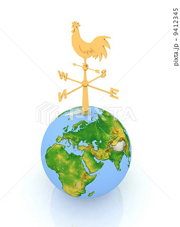 weathercock on a white background weathercock on a white background 9412345