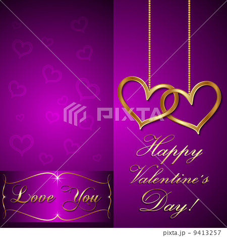 Vector saint valentine greeting card Vector saint valentine greeting card 9413257
