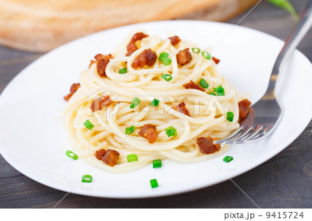 Pasta with bacon 9415724