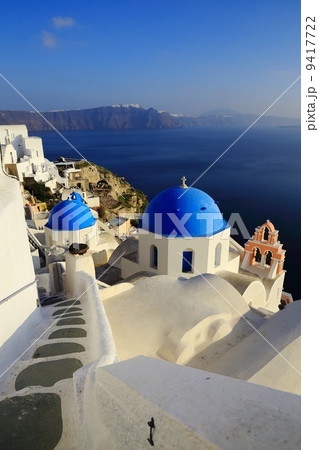 サントリーニ島イアの風景、ギリシア 9417722